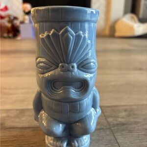 Blue cheeky tiki mug
